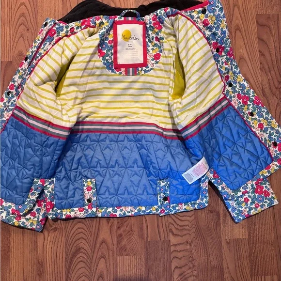 Mini Boden Floral Kids Jacket - Picture 5 of 5